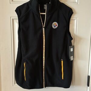 Pittsburgh Steelers, NFL team apparel size medium men’s fleece vest